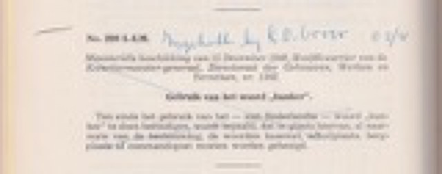 Pagina Legerorders jrg. 1948 nr. 398: Gebruik van het woord „bunker", Ingetrokken bij L.O. 65/025